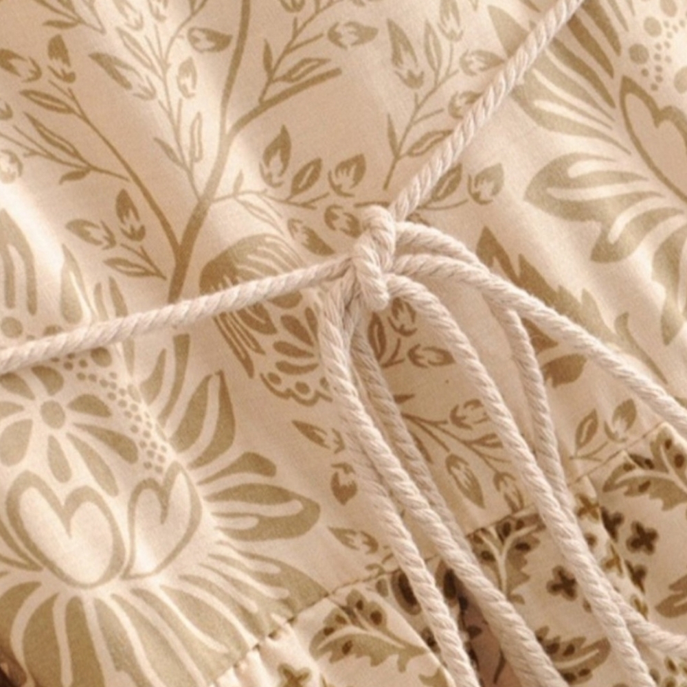 Desert Dreamer Boho Block Print Tunic Cotton Dress - image 7